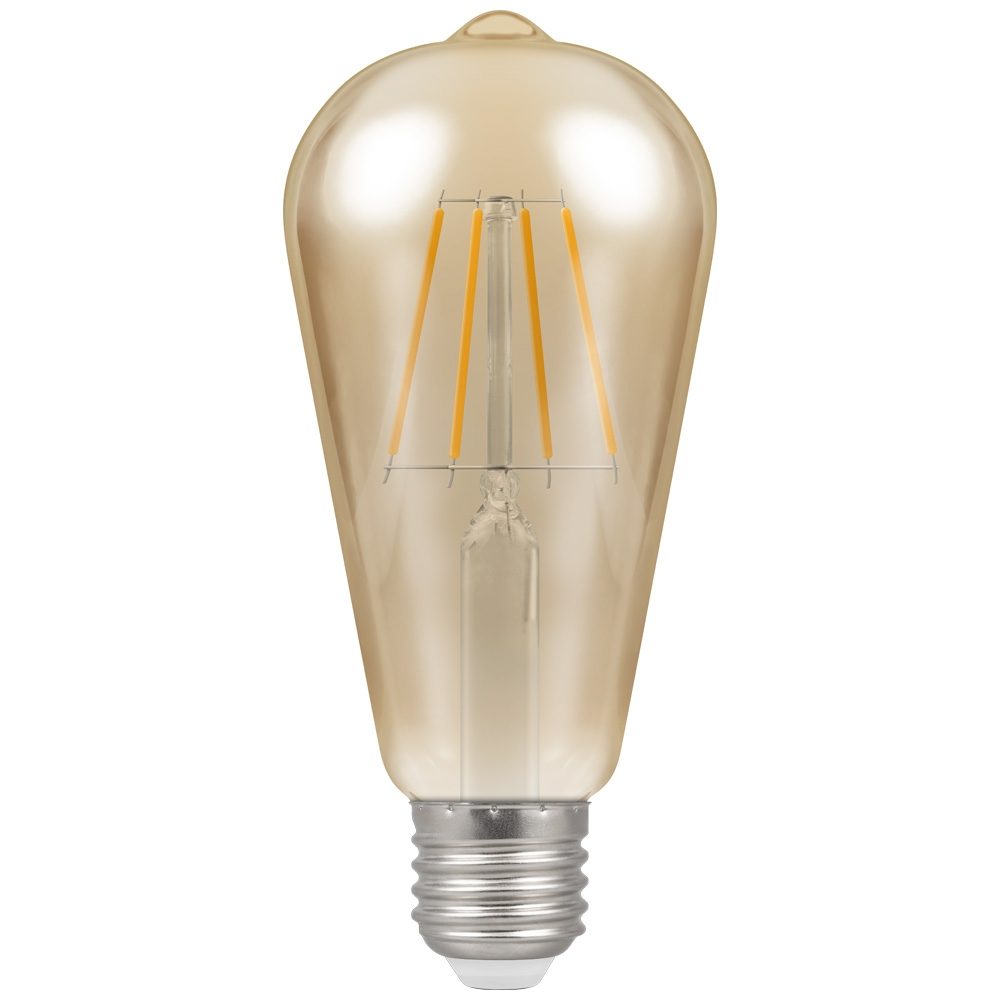 4238 Led St64 Filament Antique 5w Dimmable 2200k Es E27 Crompton Lamps Ltd
